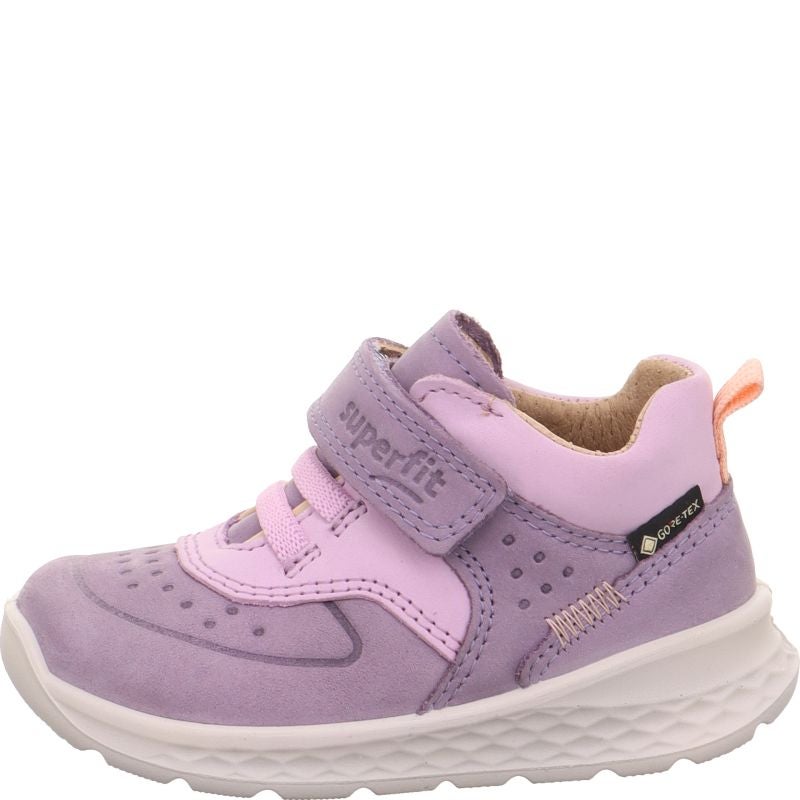 Superfit BREEZE Sneakers high - Material: Leather in Purple