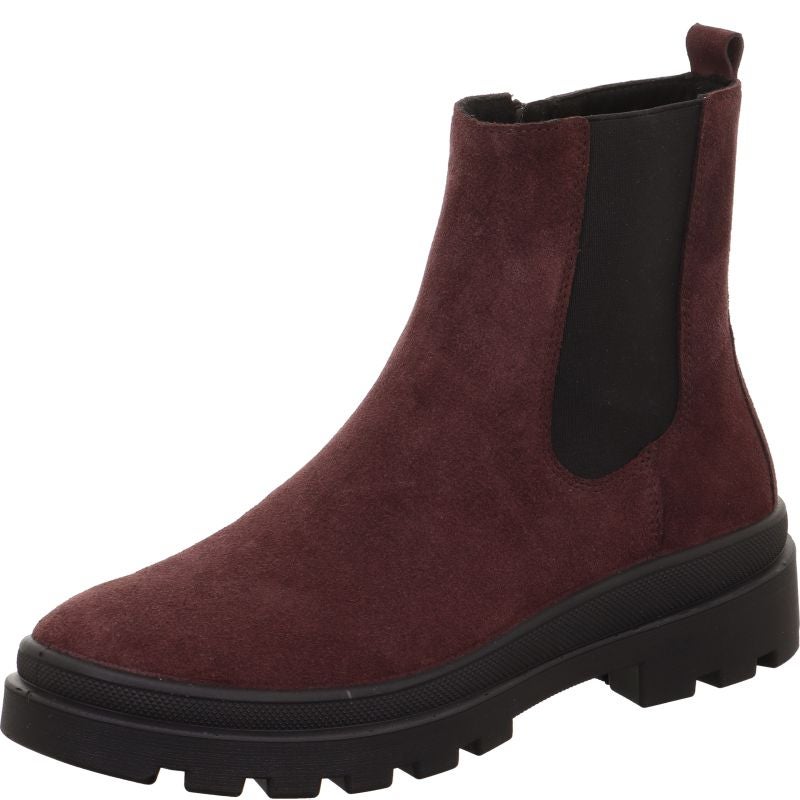 legero LUSIA Damen Chelsea Boots - Material: Leder in Rot