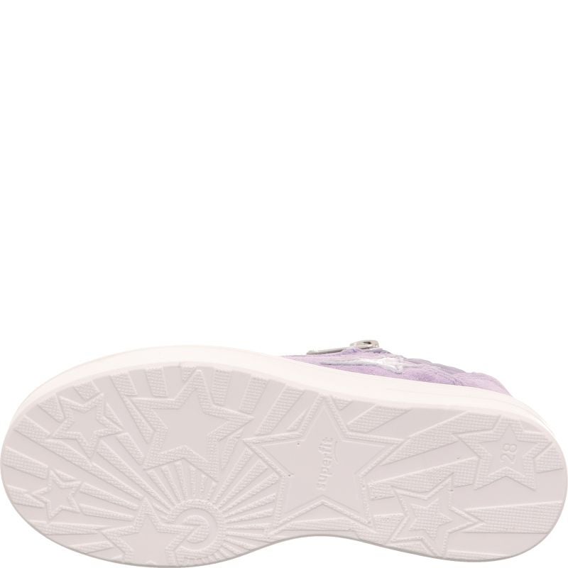 Superfit STELLA Sneaker low - Material: Leder/Sonstiges Material/Textil in Lila