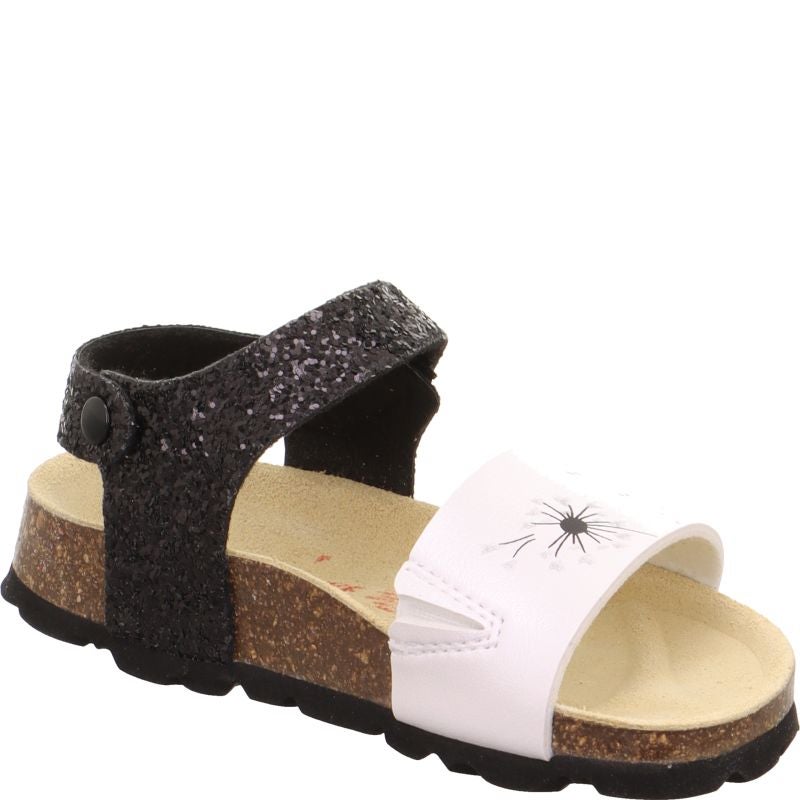 Superfit FUSSBETTPANTOFFEL Girls Sandal - Material: Sonstiges Material in White