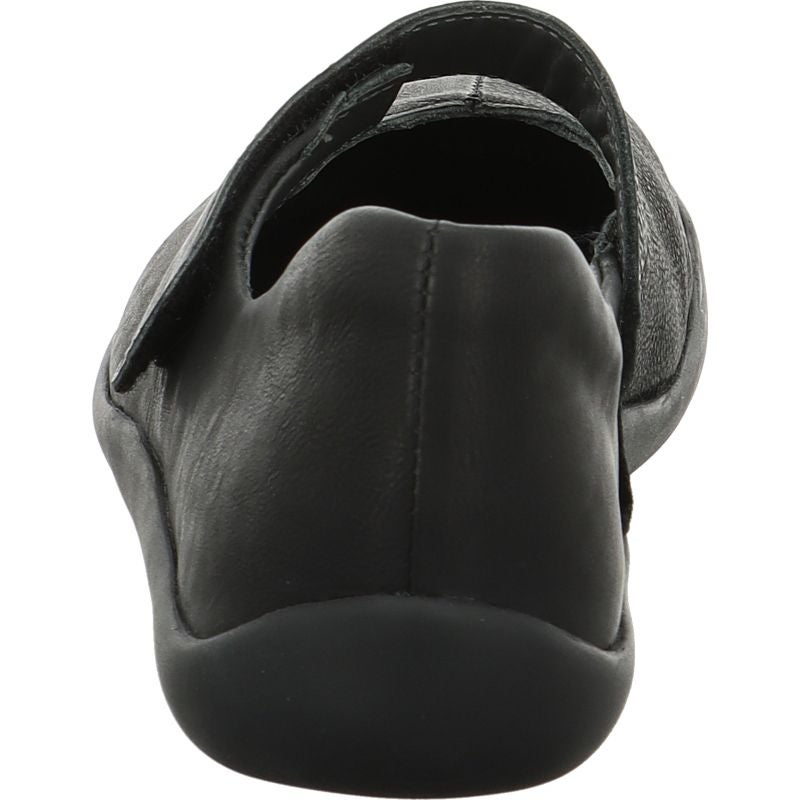 Think! BLO Damen Ballerina - Material: Leder in Schwarz