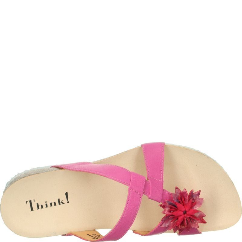 Think JULIA DAMEN Woman Mules - Material: Leather in Pink