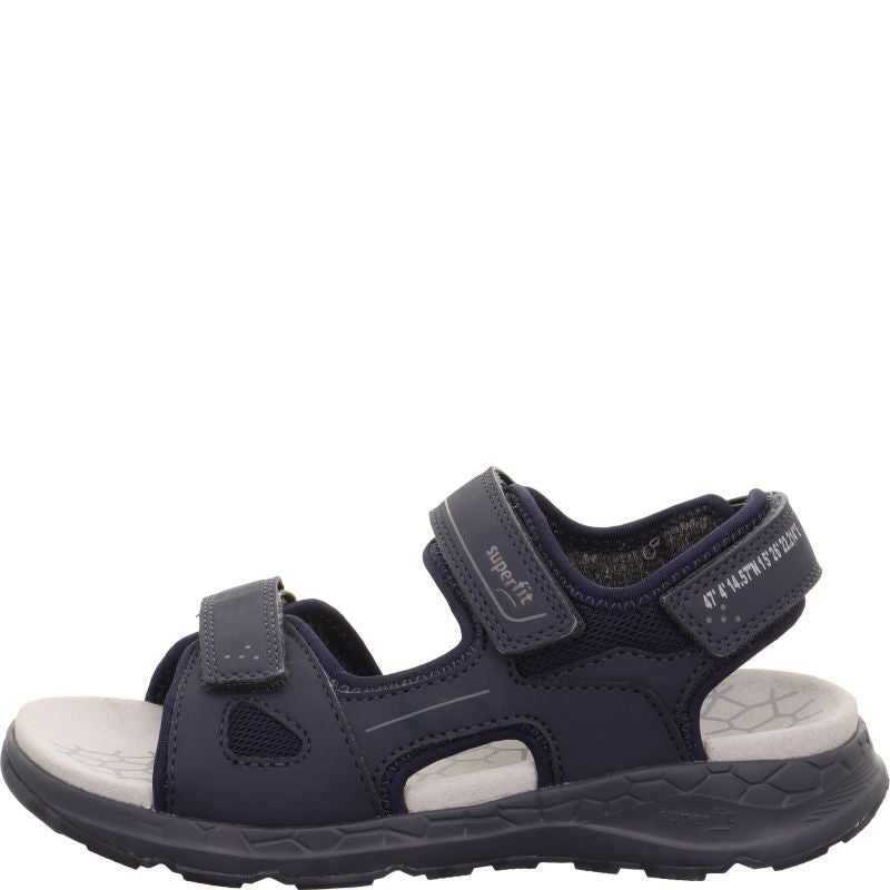 Superfit CRISS CROSS Unisex, Boys Sandal - Material: Textil/Sonstiges Material in Blue