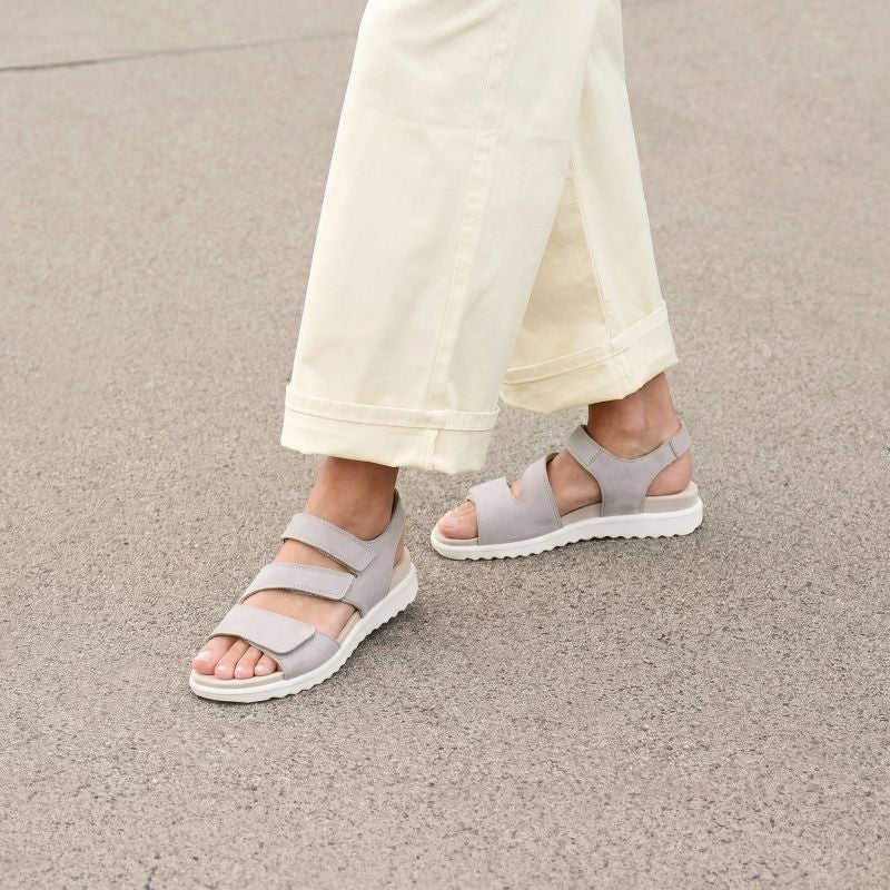 Legero MOVE Damen Sandale - Material: Leder in Grau