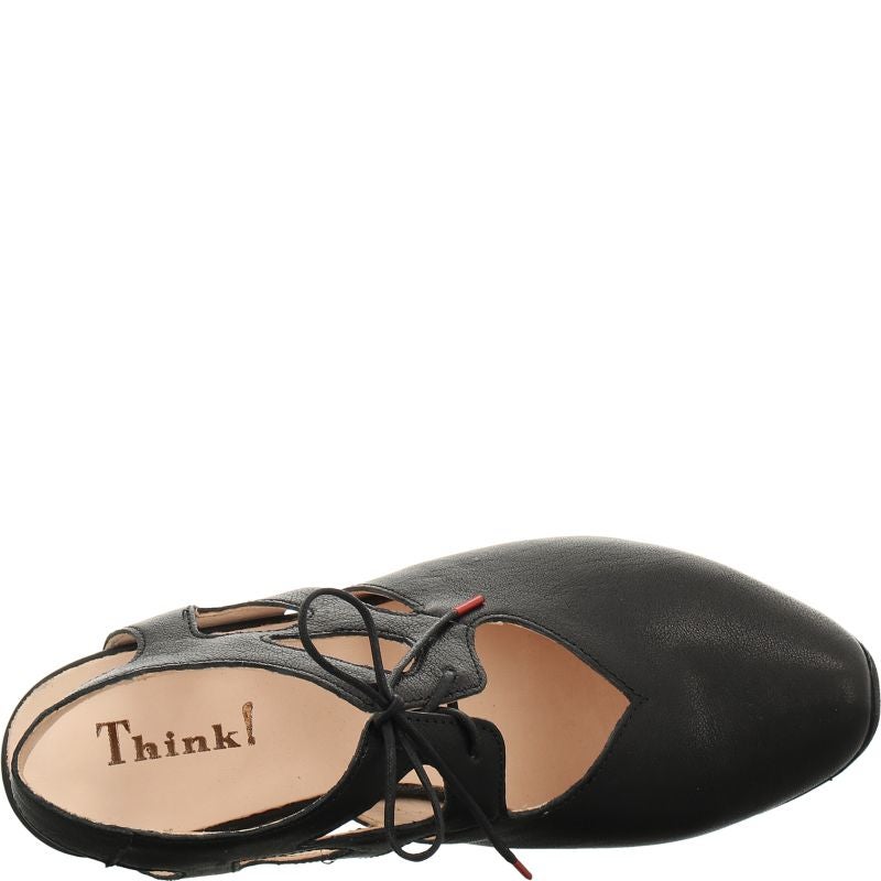 Think! AIDA Damen Pumps - Material: Leder in Schwarz