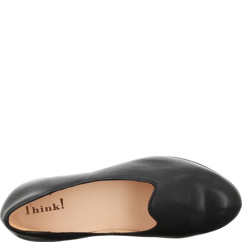 Think GUAD2 Woman Ballerina - Material: Leather in Black