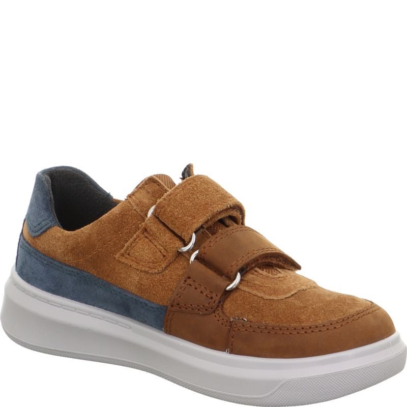 Superfit COSMO Jungen Sneaker low - Material: Leder/Textil in Braun
