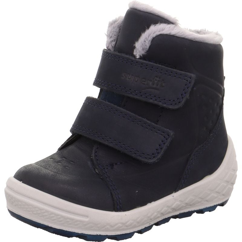 Superfit GROOVY 2.0 Boys Boot - Material: Leather/Textil in Blue