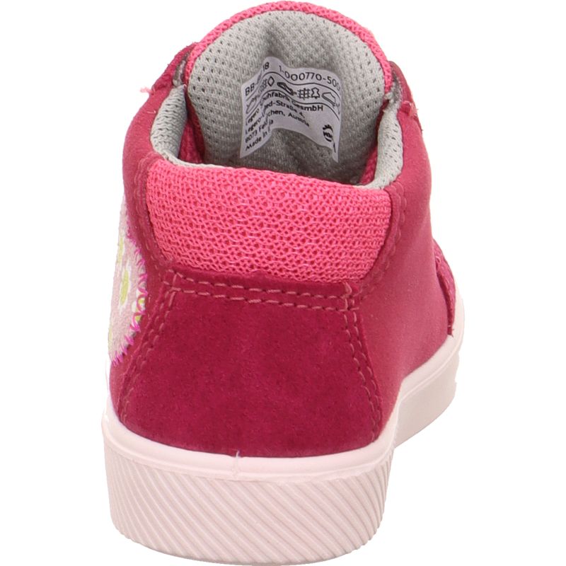 Superfit SUPIES Girls Sneakers high - Material: Leder/Sonstiges Material/Texti in Red