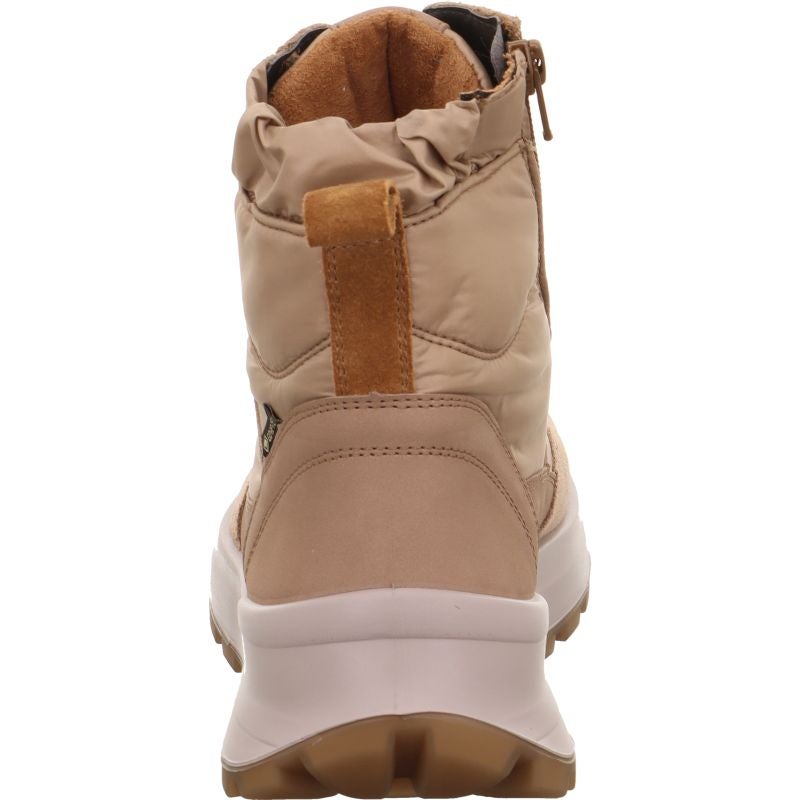 legero T4 RUN Damen Stiefel - Material: Leder/Textil in Beige