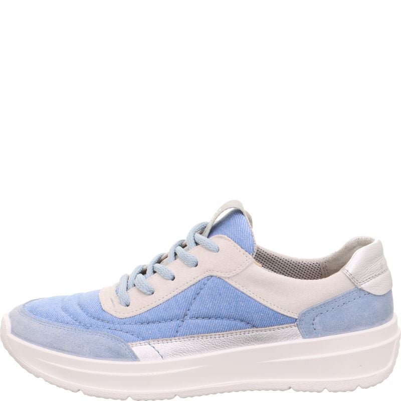 Legero SPRINTER Damen Sneaker low - Material: Leder/Textil in Blau