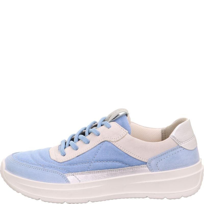 legero SPRINTER Damen Sneaker low - Material: Leder/Textil in Blau
