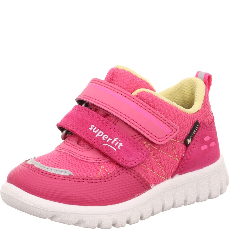 Superfit SPORT7 MINI Girls Sneakers low - Material: Leder/Sonstiges Material/Texti in Pink
