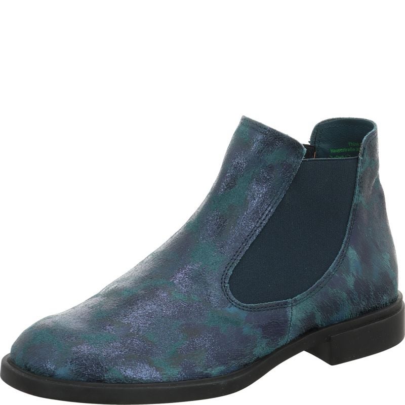 Think! NINA Damen Chelsea Boots - Material: Leder in Mehrfarbig