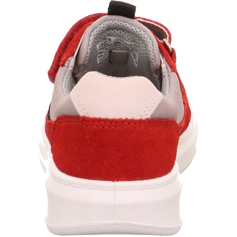 Superfit COSMO Jungen Sneaker low - Material: Leder/Textil in Rot