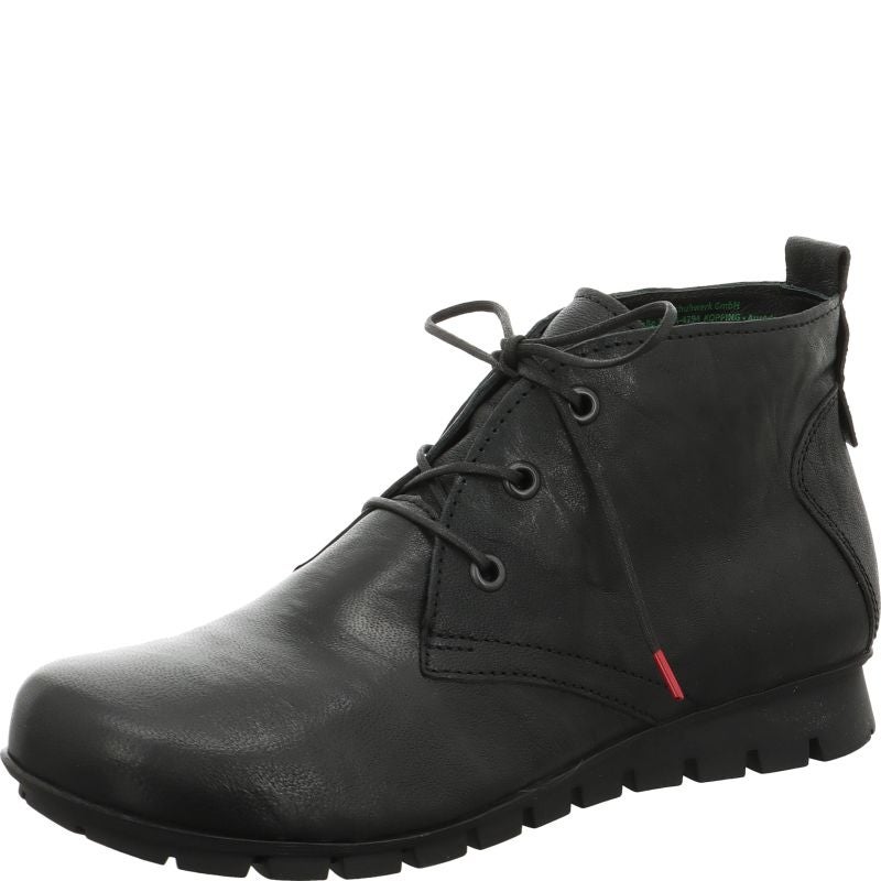 Think! MENSCHA Damen Ankle Boots - Material: Leder in Schwarz
