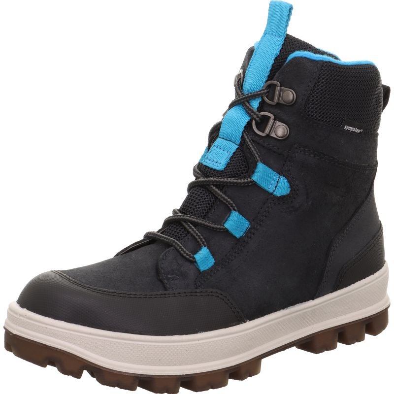 Superfit TEDD Jungen Boots - Material: Leder/Sonstiges Material/Textil in Grau