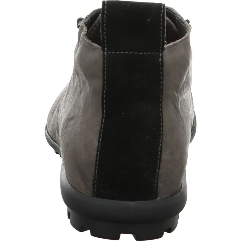 Think! KONG Herren Ankle Boots - Material: Leder in Grau