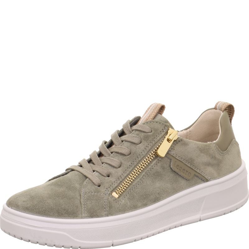 legero REJOISE Damen Sneaker low - Material: Leder in Grün