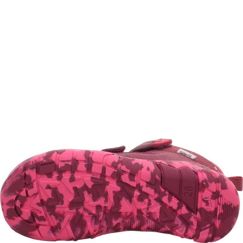 Superfit TRACE Mädchen Sneaker high - Material: Textil/Sonstiges Material in Rot