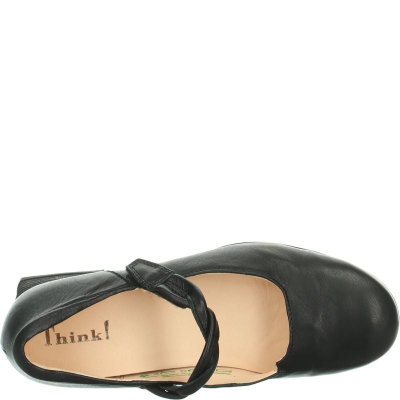 Think DELICIA Woman Pumps - Material: Leather in Black