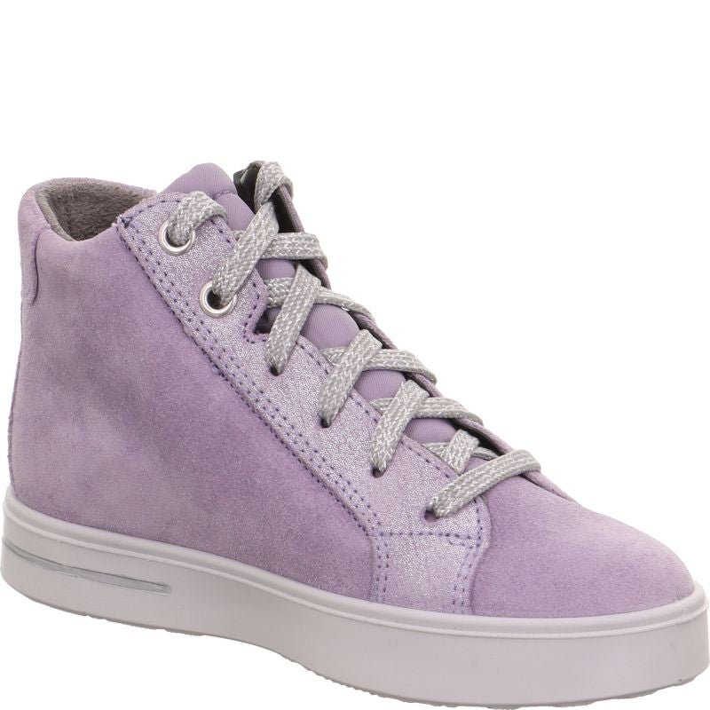 Superfit STELLA Sneaker high - Material: Leder/Textil in Lila