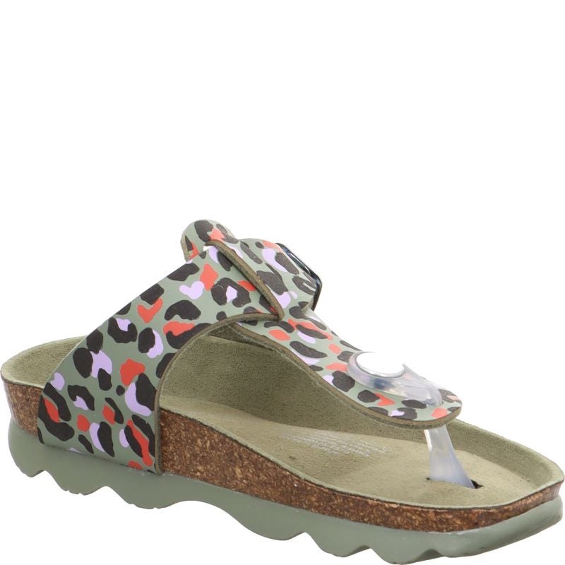 Superfit FUSSBETTPANTOFFEL Girls Slipper - Material: Sonstiges Material in Green