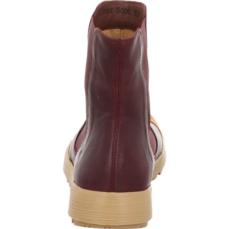 Think COMODA Woman Cheslea boot - Material: Leather in Red