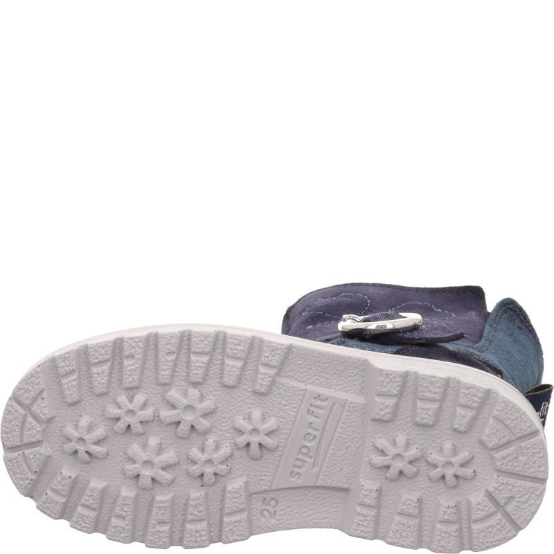 Superfit SPIRIT Girls Boot - Material: Leather/Textil in Blue