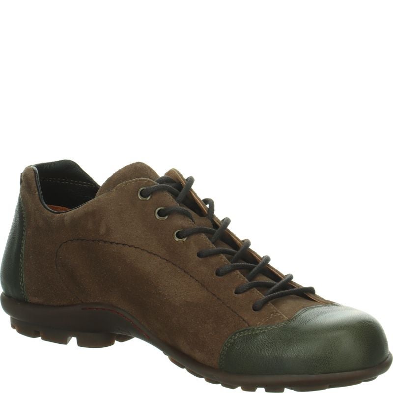 Think KONG HERREN Lace up shoe - Material: Leather in Brown