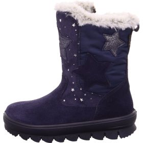 Superfit FLAVIA Girls Boot - Material: Leather/Textil in Blue