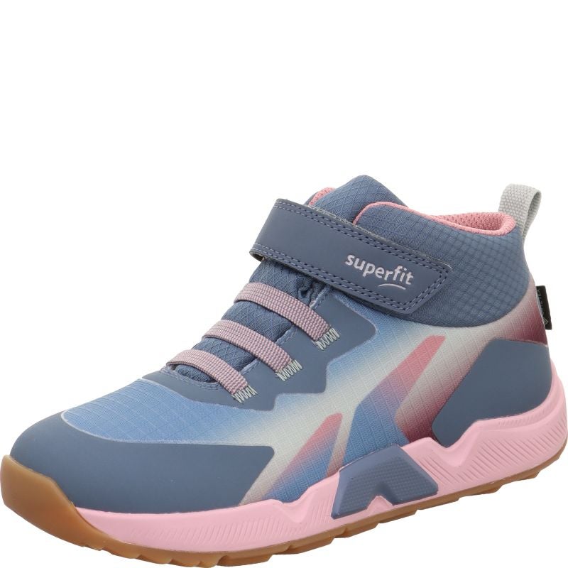 Superfit AGOS Mädchen Sneaker high - Material: Textil/Sonstiges Material in Blau