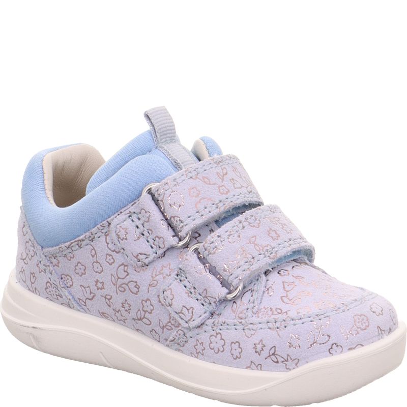 Superfit LILLO Girls Sneakers low - Material: Leather/Textil in Blue