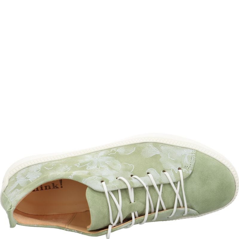 Think! TURNA DAMEN Damen Sneaker low - Material: Leder in Grün