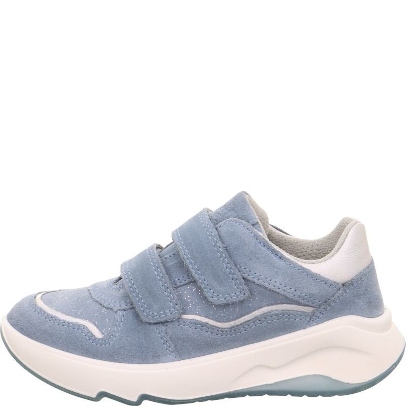 Superfit MELODY Mädchen Sneaker low - Material: Leder/Textil in Blau