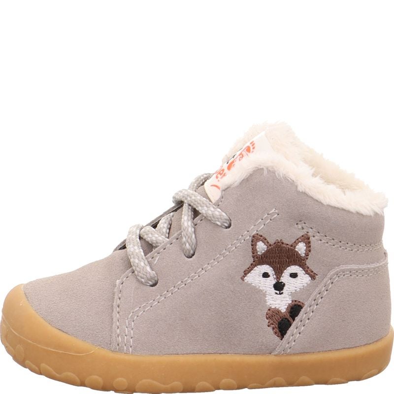 Superfit FLUMMI Unisex | Boys Sneakers high - Material: Leather in Beige