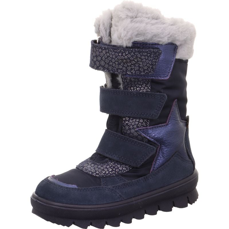 Superfit FLAVIA Boot - Material: Leather/Textil in Blue
