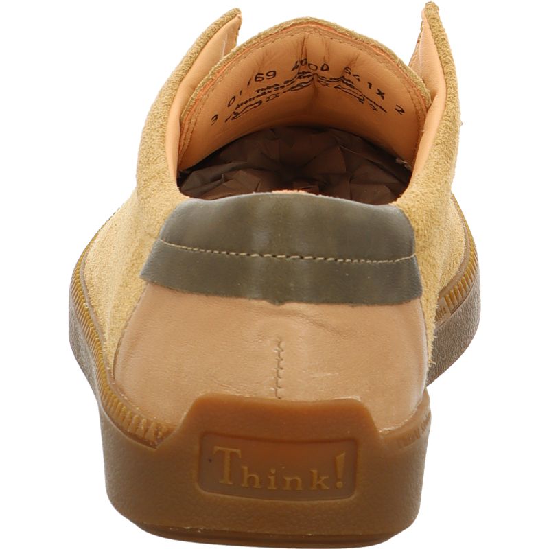 Think TURNA MEN Sneakers low - Material: Leather in Beige