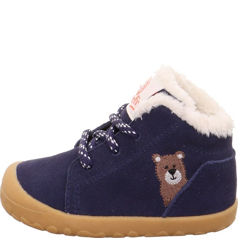 Superfit FLUMMI Unisex | Boys Sneakers high - Material: Leather in Blue