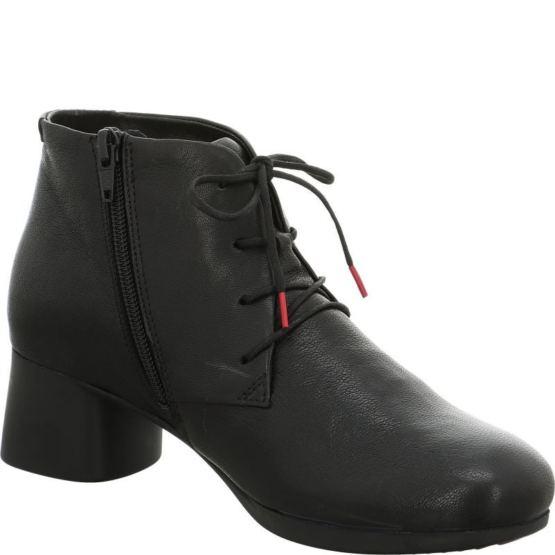 Think NANI Woman Ankle boot - Material: Leather in Black
