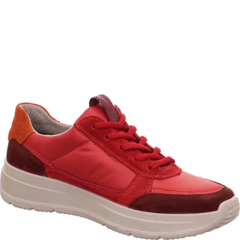 Legero SPRINTER Woman Sneakers low - Material: Leather/Textil in Red
