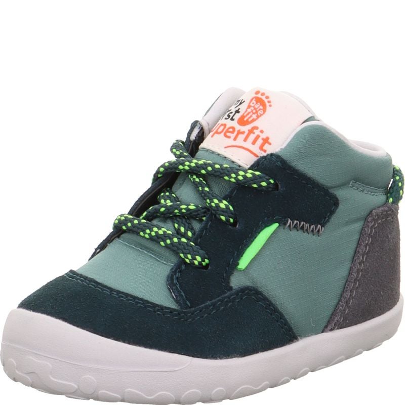 Superfit FLUMMI Boys Sneakers high - Material: Leather/Textil in Green