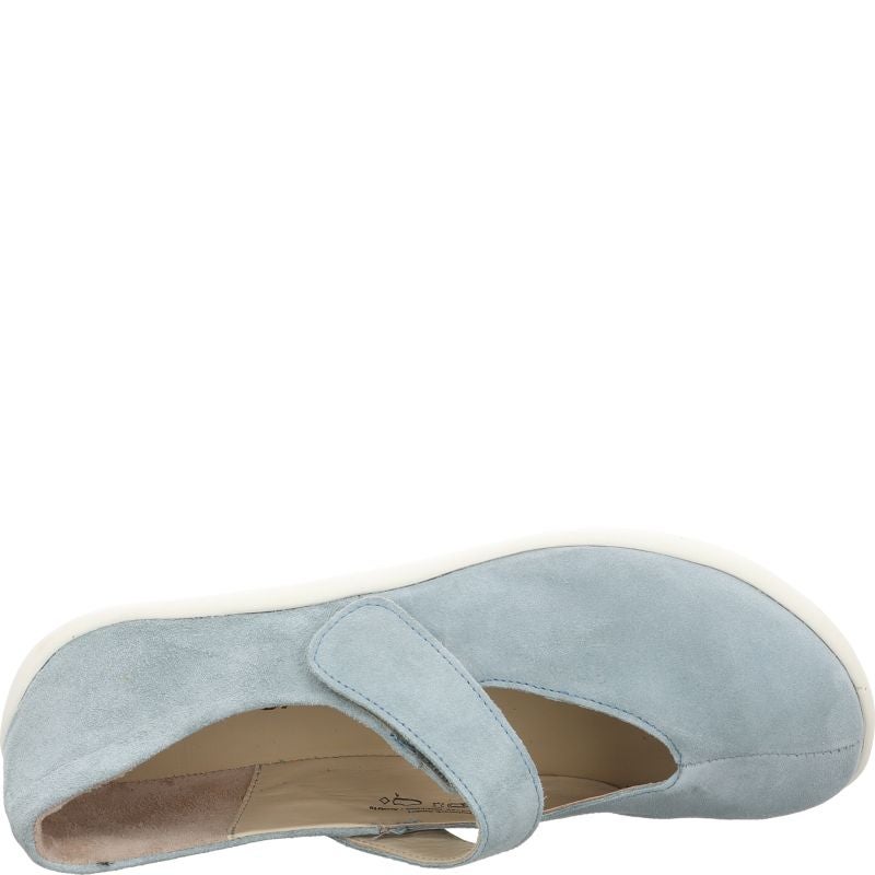 Think! BLO Damen Ballerina - Material: Leder in Blau