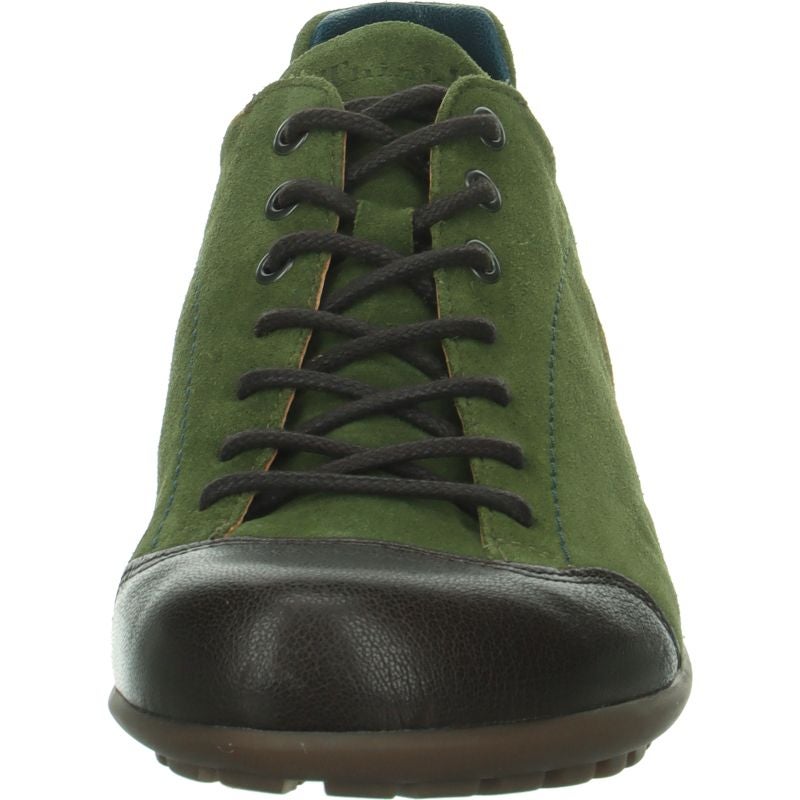 Think KONG HERREN Lace up shoe - Material: Leather in Green