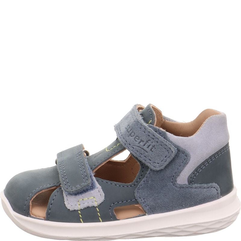 Superfit BUMBLEBEE Jungen Sandale - Material: Leder in Blau