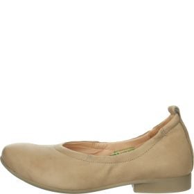 Think GUAD2 Woman Ballerina - Material: Leather in Beige