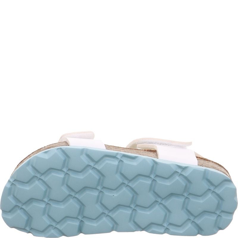 Superfit FUSSBETTPANTOFFEL Girls Sandal - Material: Sonstiges Material in White