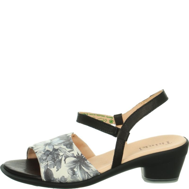 Think ZAZA Woman Sandal - Material: Leather in Multi Colour