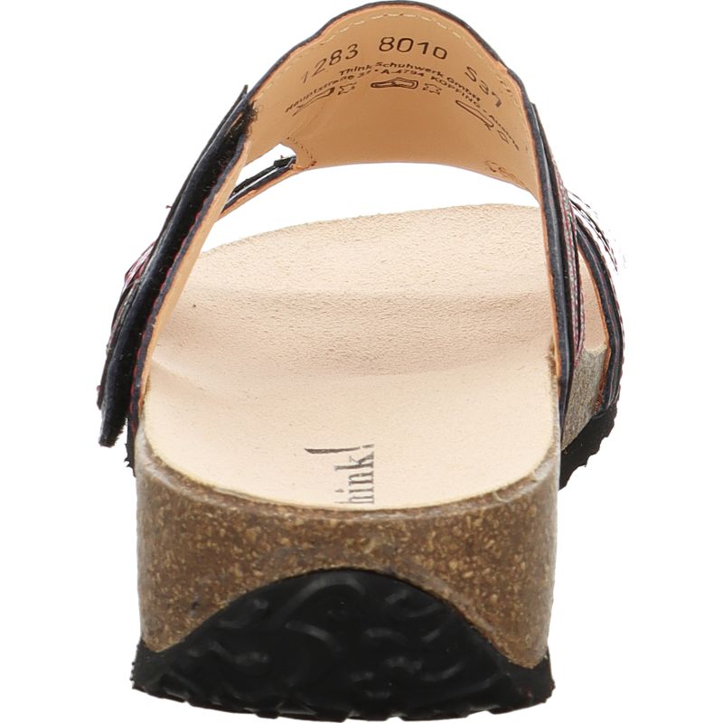 Think MIZZI DAMEN Mules - Material: Leather in Blue