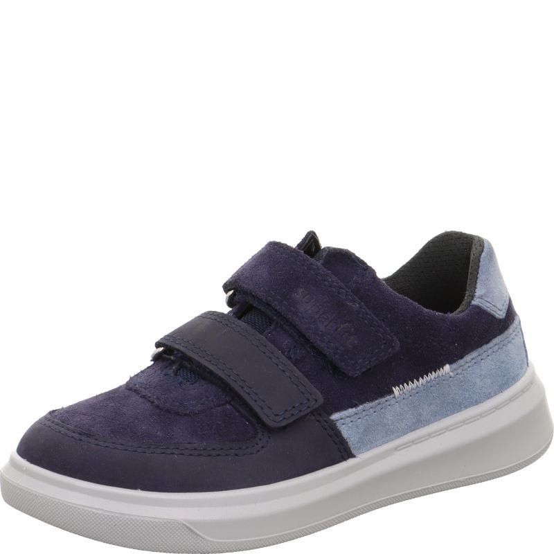 Superfit COSMO Jungen Sneaker low - Material: Leder/Textil in Blau